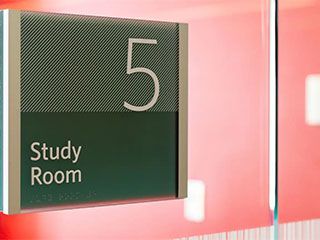 Study room at Central Library
