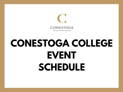 Conestoga College Event Schedule