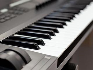 Image of a digital piano