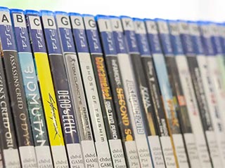 Video games on library shelves