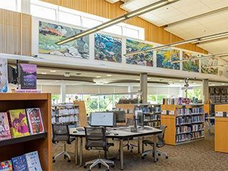 Interior of the Country Hills Library