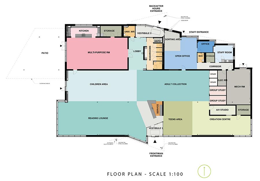 Southwest Library Floor Plan